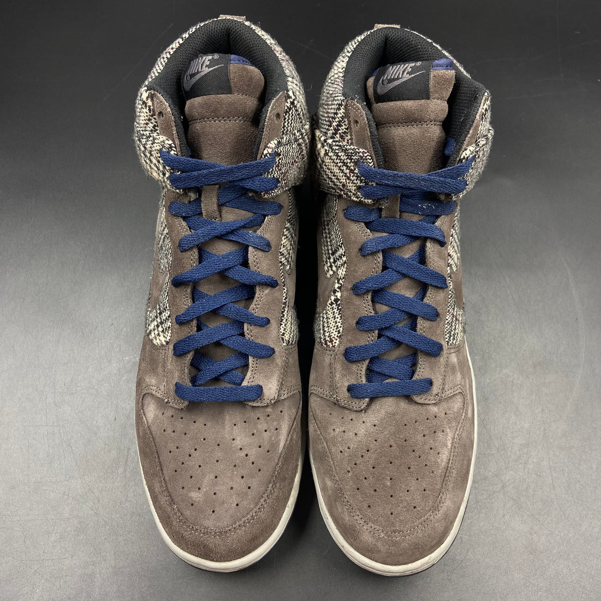 nike dunk high tweed