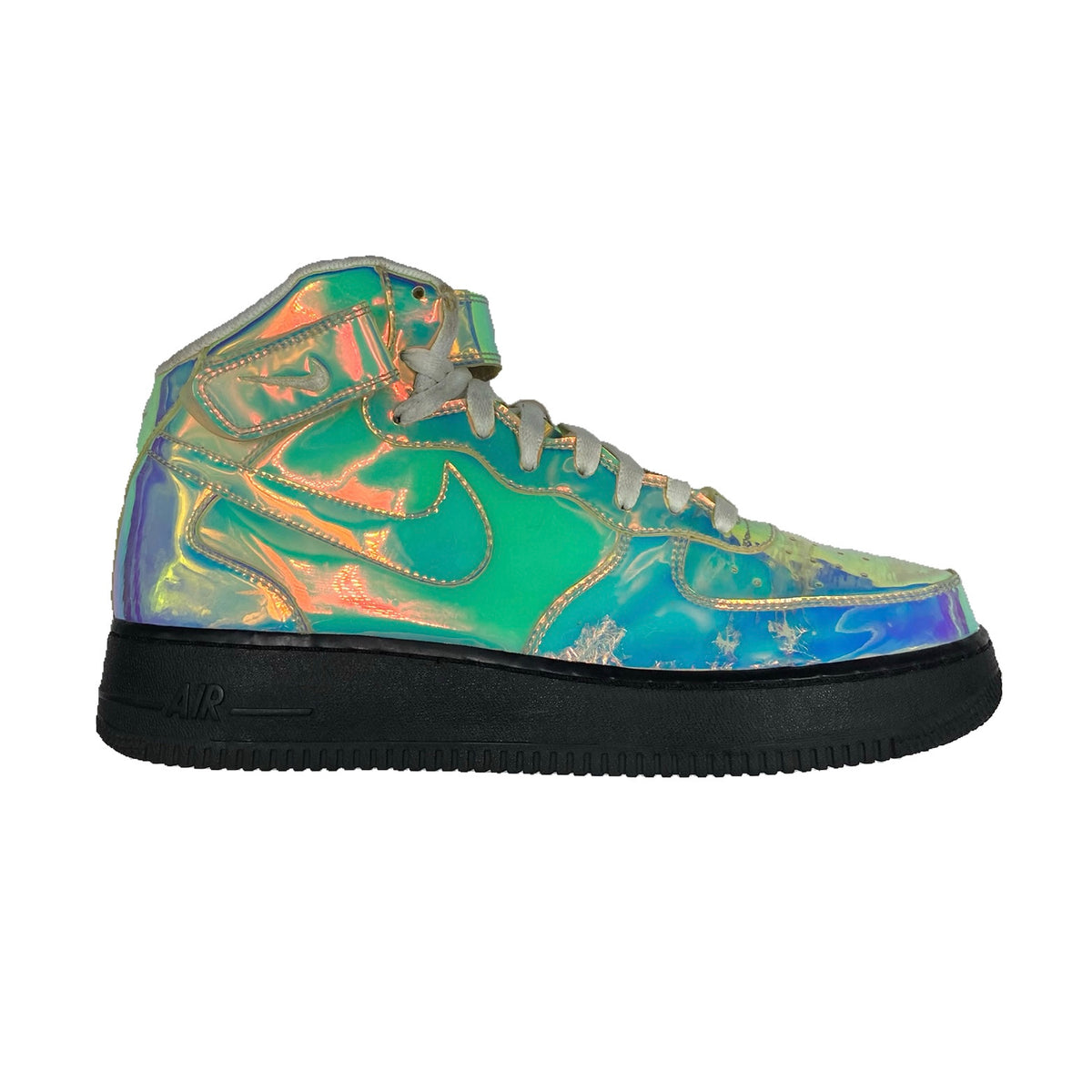 US9 Nike Air Force 1 Mid iD Iridescent 2015