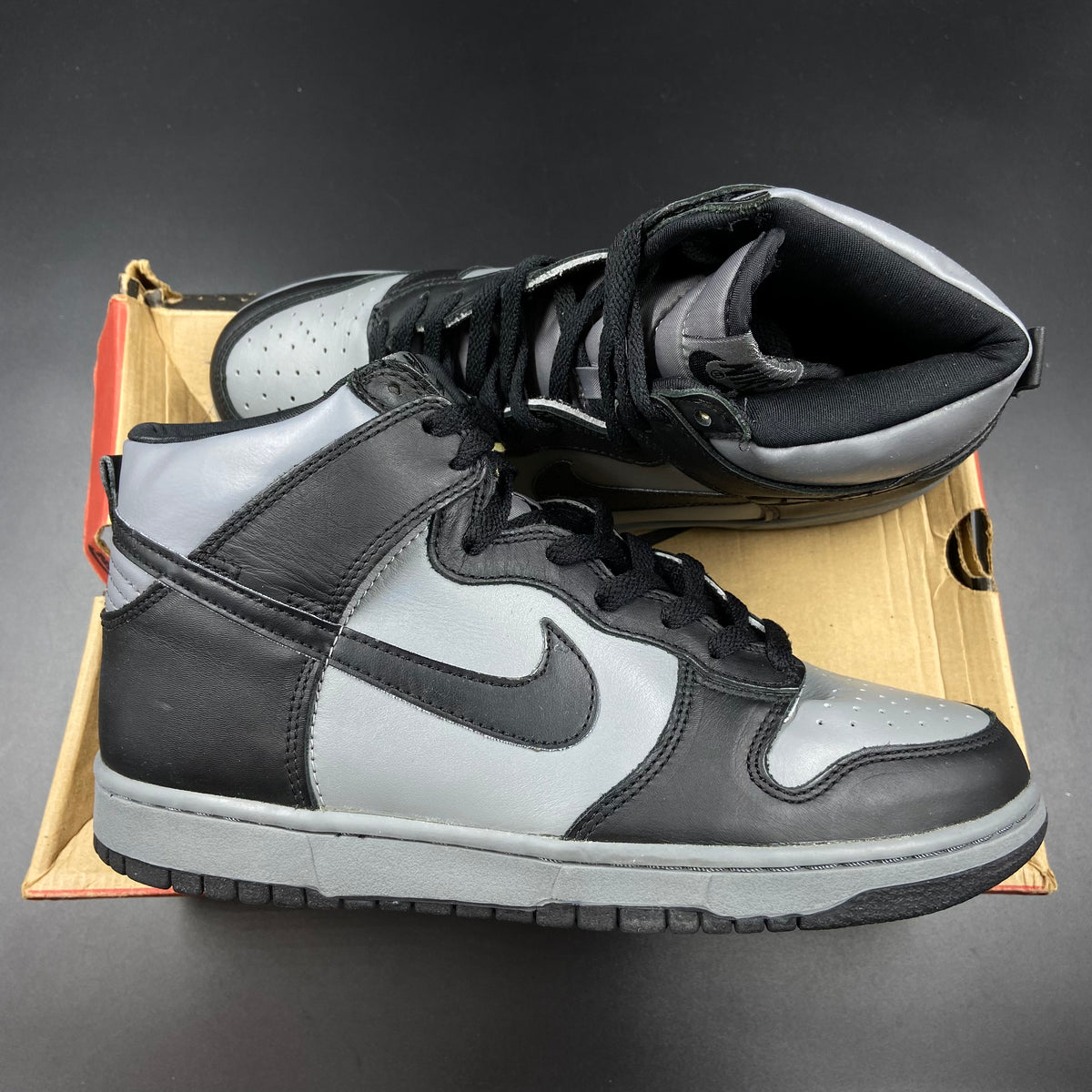 US9 Nike Dunk High Black Cool Grey (1999)