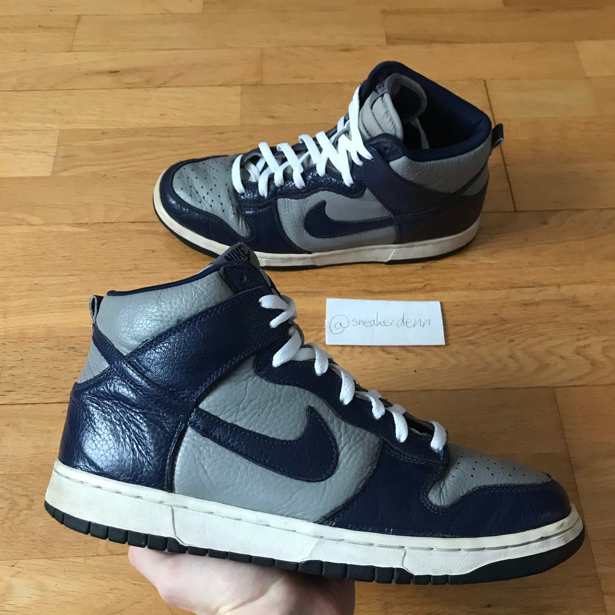 US12 Nike Dunk High Georgetown Footaction 2000 SneakerDenn