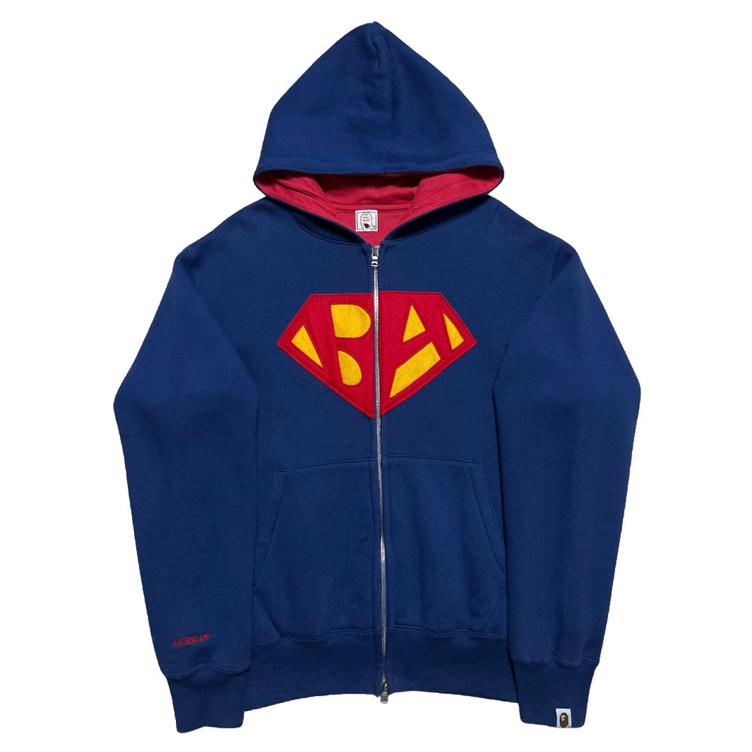 Bape Superman Zip-Up Hoodie