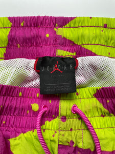 Air Jordan Sport Poolside Shorts Pink/Yellow Size Large