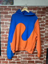 Load image into Gallery viewer, ERL Swirl Hoodie Blue Orange
