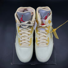 Load image into Gallery viewer, US13 Air Jordan 5 Off-White Sail (2020)
