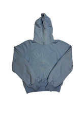 Load image into Gallery viewer, House Of Errors Washed Blue Hoodie (LARGE)

