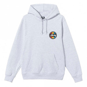 Stüssy Heather Grey Dot Hoodie