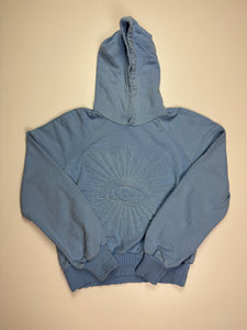 House Of Errors Washed Blue Hoodie (LARGE)