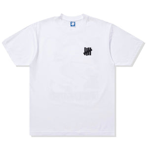 Undefeated White Logo Tee