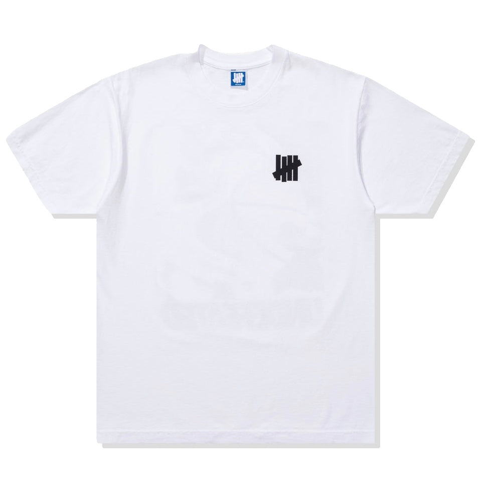 Undefeated White Logo Tee