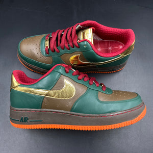 US9 Air Force 1 Low iD Green/Brown/Gold (2007)