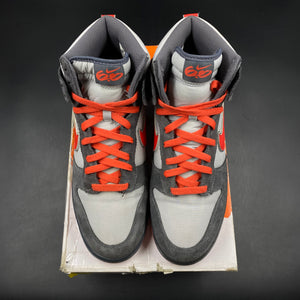 US11 Nike Dunk High 6.0 'Un-Pigeon' Dark Grey / Max Orange (2011)