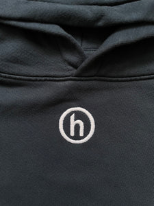 Hidden NY Mini Logo Hoodie Navy (LARGE)