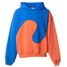 Load image into Gallery viewer, ERL Swirl Hoodie Blue Orange
