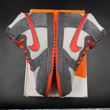 Load image into Gallery viewer, US11 Nike Dunk High 6.0 &#39;Un-Pigeon&#39; Dark Grey / Max Orange (2011)
