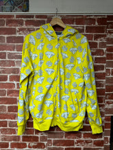Load image into Gallery viewer, BBC Diamonds &amp; Dollars Yellow Zip-Up Hoodie
