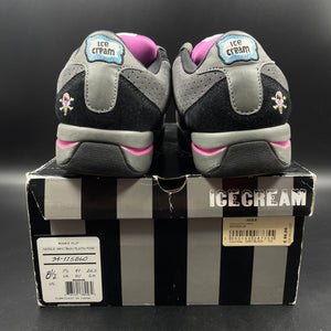 US8.5 Reebok Ice Cream Board Flip 1 Black/Grey/Charcoal/Pink (2006)