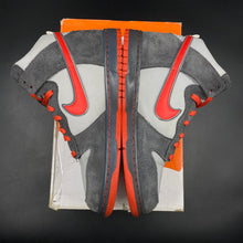 Load image into Gallery viewer, US11 Nike Dunk High 6.0 &#39;Un-Pigeon&#39; Dark Grey / Max Orange (2011)
