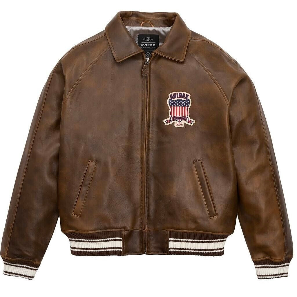 Avirex Brown Leather Jacket