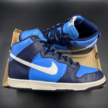 Load image into Gallery viewer, US13 Nike Dunk High LE Carolina Blue / Midnight Navy (1999)

