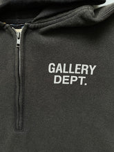 Load image into Gallery viewer, Gallery Department Half Zip Hoodie Charcoal (X-LARGE)
