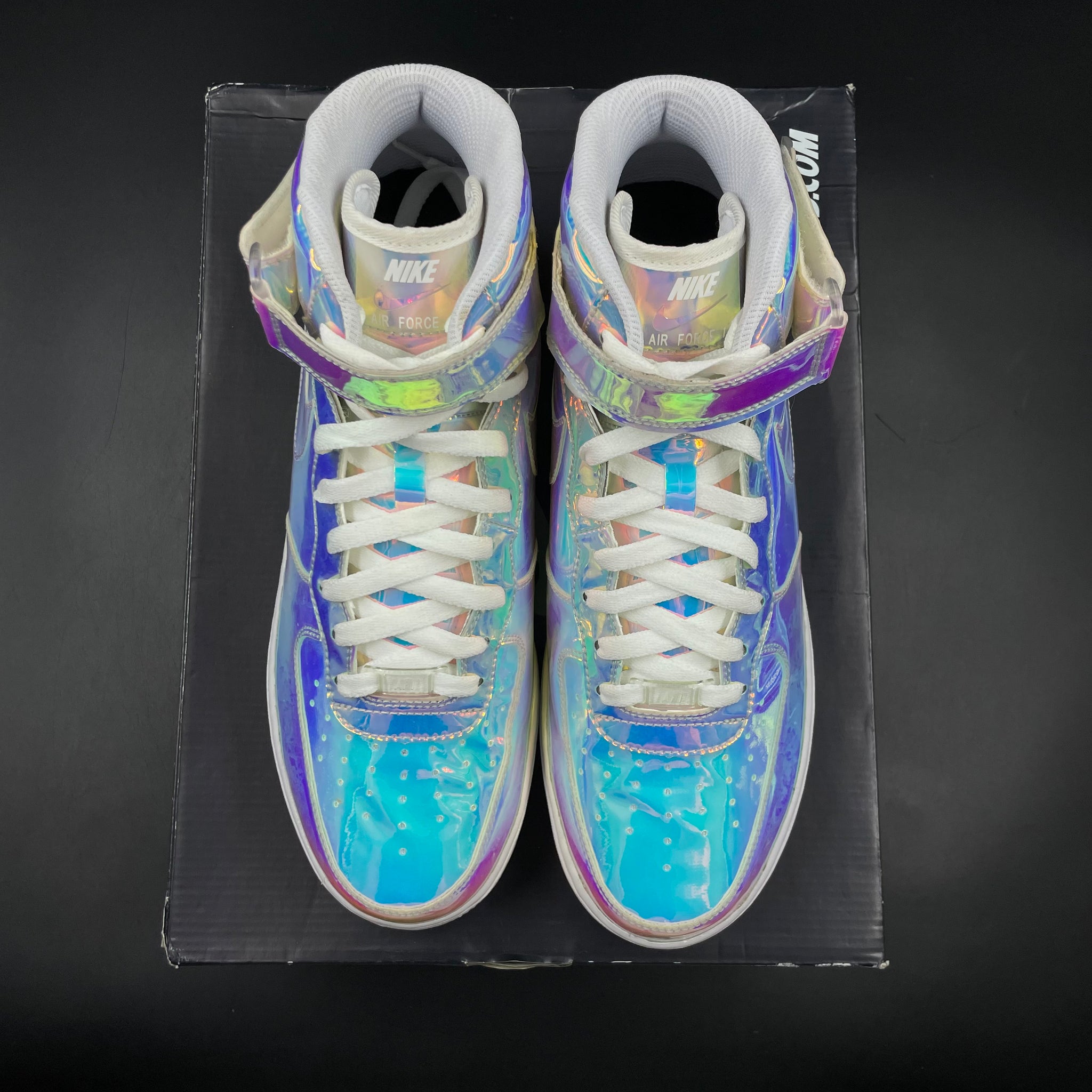Nike id air top force 1 iridescent