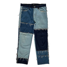 Load image into Gallery viewer, Jaded Frayed Patchwork Skate Jeans Size 32
