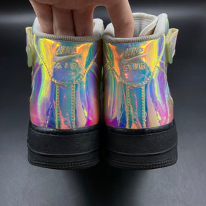 US9 Nike Air Force 1 Mid iD Iridescent (2015)