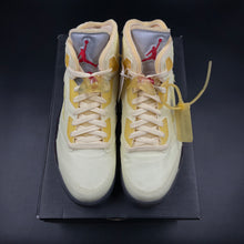 Load image into Gallery viewer, US8.5 Air Jordan 5 Off-White Sail (2020)
