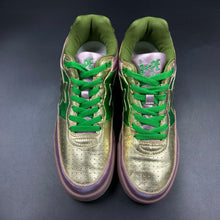 Load image into Gallery viewer, US8 Bape Roadsta Pharrell Gold / Green (2006)
