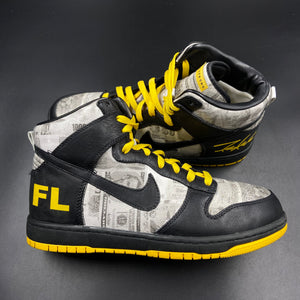 US10 Nike Dunk High FLOM x Livestrong (2009)