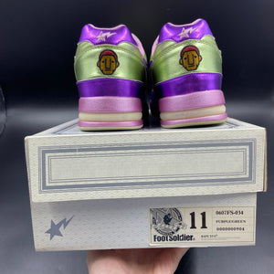 US11 Bape Roadsta Pharrell Purple / Green (2006)