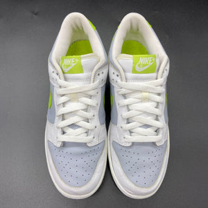 US8 Nike Dunk Low White Grey Lime (2006)