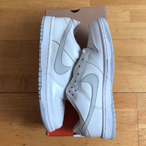 US9.5 Nike Dunk Low Patent White Neutral Grey (2002)