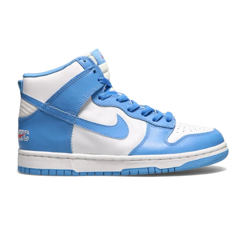 US8.5 Nike Dunk High UNC NYC edition (1999) – SneakerDenn