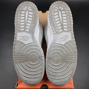 US11.5 Nike Dunk Low Pro Patent White Neutral Grey (2002)