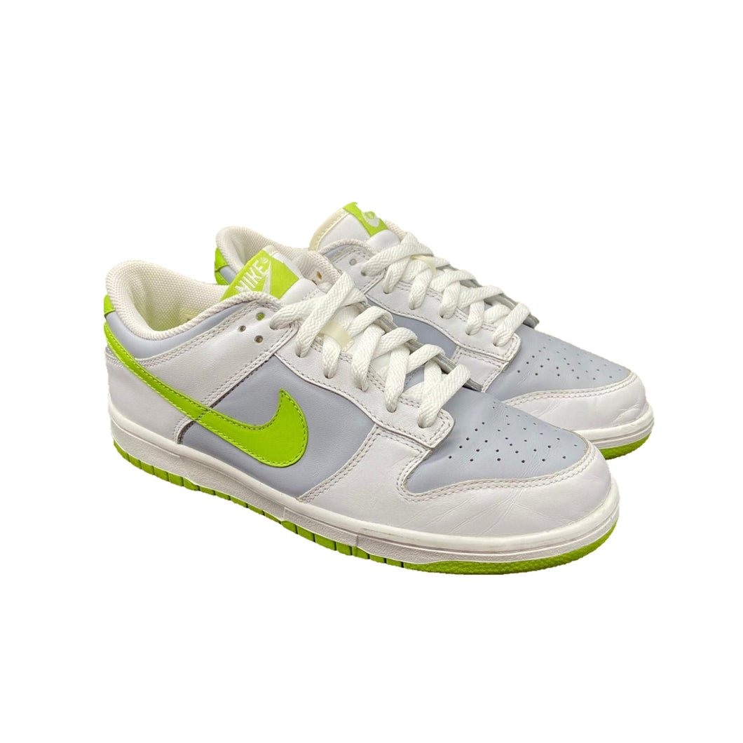 US8 Nike Dunk Low White Grey Lime (2006)