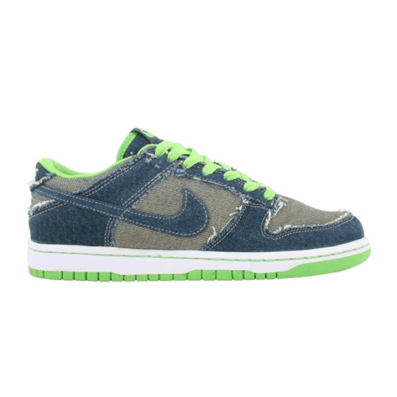 US4 Nike Dunk Low Denim Mean Green (2004) – SneakerDenn