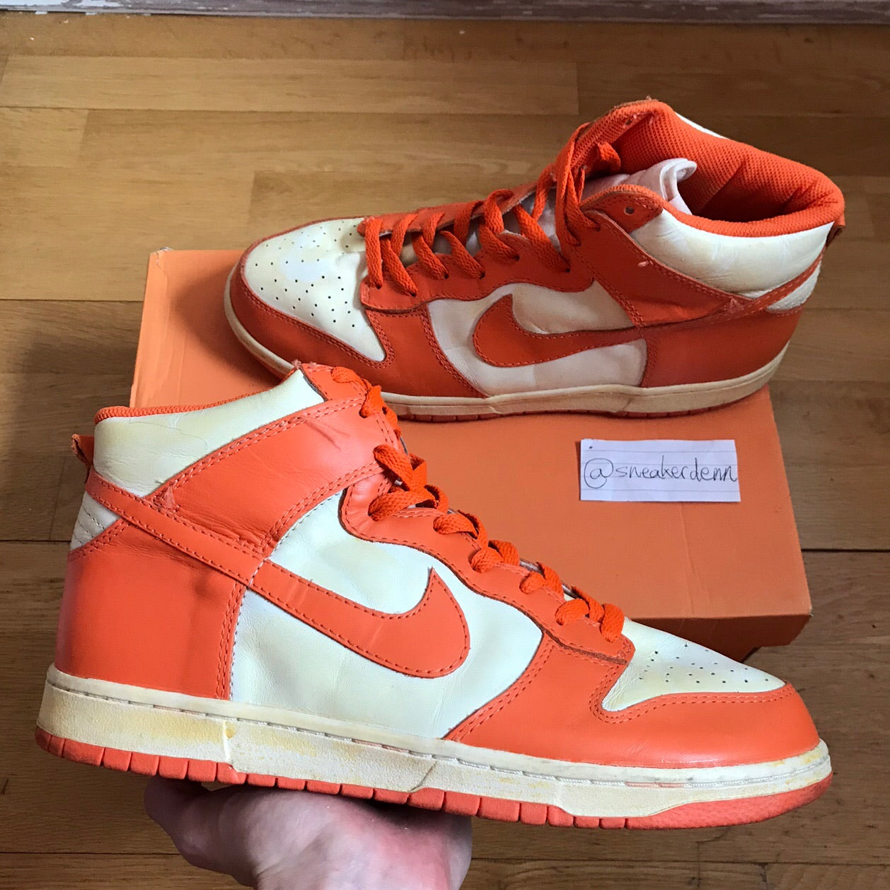 US12 Nike Dunk High VNTG Syracuse (2007) – SneakerDenn