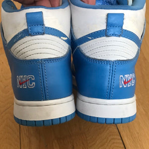 US8.5 Nike Dunk High UNC NYC edition (1999)