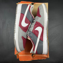 Load image into Gallery viewer, US12.5 Nike Dunk Low Deep Red Medium Grey (2004)
